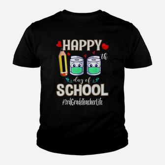 Happy 100Th Day School 3Rd Grade Teacher Gift For Teachers Youth T-shirt | Crazezy UK