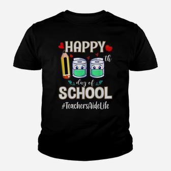 Happy 100Th Day School Teachers Aide Gift For Teachers Youth T-shirt | Crazezy UK