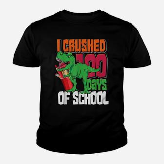 Happy 100Th Day Student Gift Funny 100 Days Of School Youth T-shirt | Crazezy UK