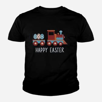 Happy Easter Train Youth T-shirt | Crazezy CA