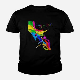 Happy Holi Youth T-shirt | Crazezy AU