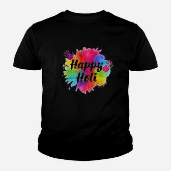 Happy Holi Youth T-shirt | Crazezy