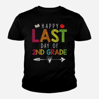 Happy Last Day Of 2Nd Grade Funny Gift Teacher Students Youth T-shirt | Crazezy