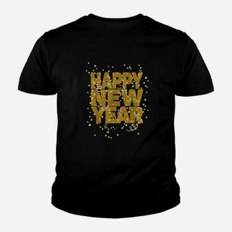 Happy New Year Nye Party Funny New Years Eve Confetti Youth T-shirt | Crazezy CA