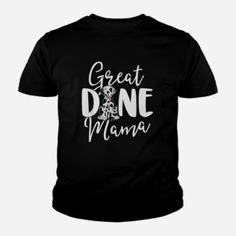 Harlequin Great Dane Mama Dog Owner Women Mom Gift Youth T-shirt | Crazezy AU