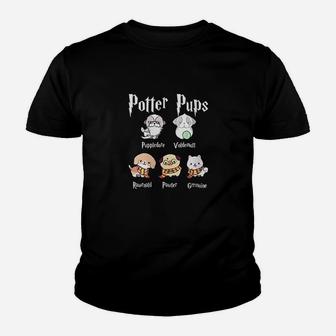 Harry Cute Puppy Dogs Potter Pups Gifts For Her Youth T-shirt | Crazezy