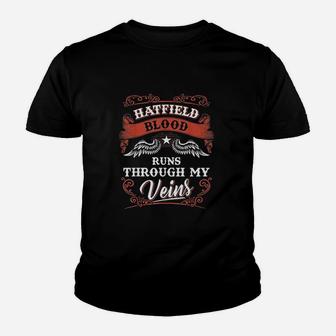 Hatfield Blood Runs Through My Veins Youth T-shirt | Crazezy