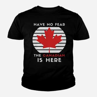 Have No Fear The Canadian Is Here Vintage Retro Youth T-shirt - Monsterry CA