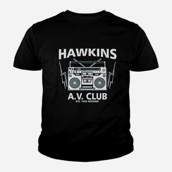 Hawkins Middle School 1983 Av Club Youth T-shirt | Crazezy
