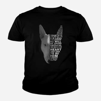 He Is Your Friend Your Partner Your Dog Bull Terrier Bully Youth T-shirt | Crazezy