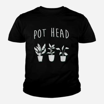 Head Plant Lover Gardening Houseplant Youth T-shirt | Crazezy
