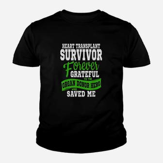 Heart Transplant Organ Recipient Survivor Gift Youth T-shirt | Crazezy CA