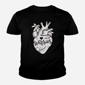 Heart Warrior Nurse Youth T-shirt | Crazezy