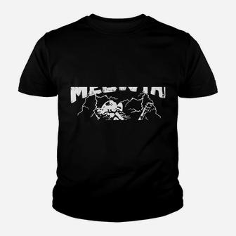 Heavy Meowtal - Cat Lover Gifts - Heavy Metal Music Gift Sweatshirt Youth T-shirt | Crazezy UK