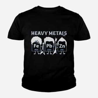 Heavy Metals Periodic Table Elements Printed Youth T-shirt | Crazezy AU