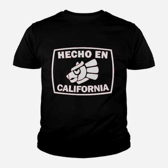 Hecho En California Awesome Cali Republic Youth T-shirt | Crazezy