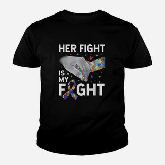 Her Fight Is My Fight Youth T-shirt | Crazezy