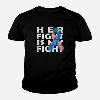 Her Figth Is My Fight Youth T-shirt | Crazezy DE