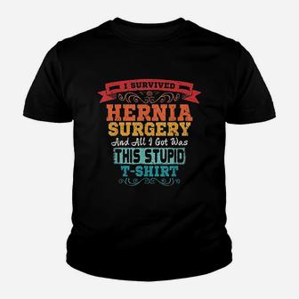 Hernia Surgery Youth T-shirt | Crazezy