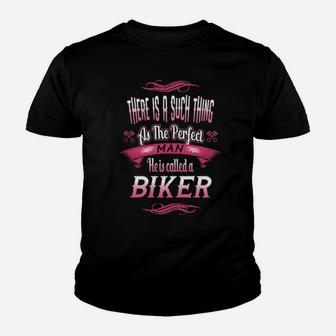 He's Called A Biker Youth T-shirt - Monsterry DE