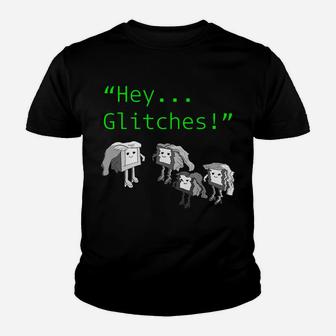 Hey Glitches - Information Technology Tech Support Help Desk Youth T-shirt | Crazezy