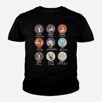 Hilarious Hunters Hunting All Santa's Reindeer Meat And More Youth T-shirt | Crazezy