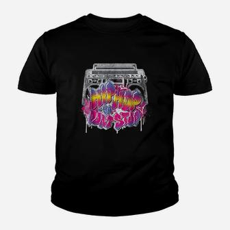 Hip Hop Ya Dont Stop Old School 80S 90S Boombox Youth T-shirt | Crazezy DE