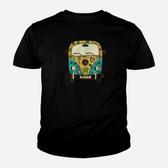Hippie Bus  Bulli Peace  Love Kinder T-Shirt - Seseable