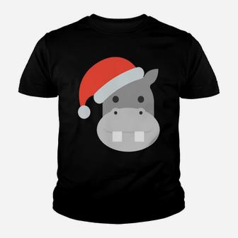 Hippos Are Christmas Af Youth T-shirt | Crazezy