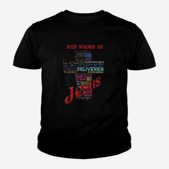 His Name Is Prince Of Peace Lamb Mighty God One Jesus Youth T-shirt - Monsterry AU