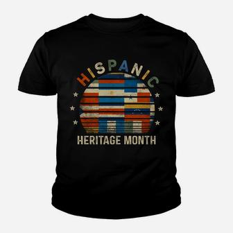 Hispanic Heritage Month Gifts Latin American Flags Latina Sweatshirt Youth T-shirt | Crazezy UK