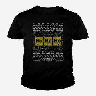 Ho Ho Ho Engineer Ugly Christmas Holiday Season Sweater Sweatshirt Youth T-shirt | Crazezy