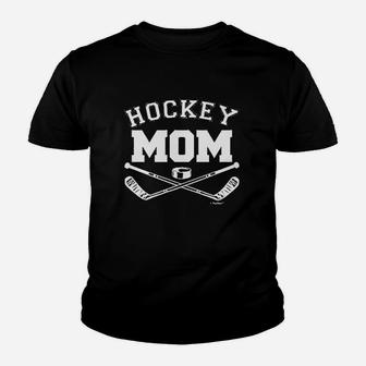 Hockey Mom Youth T-shirt | Crazezy