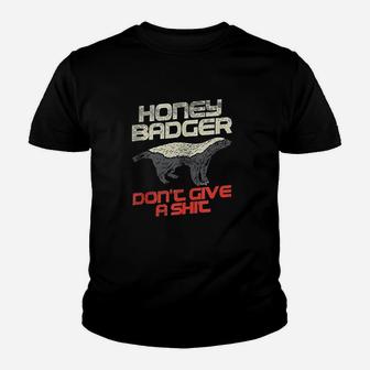 Honey Badger Dont Give A Sht Youth T-shirt | Crazezy CA