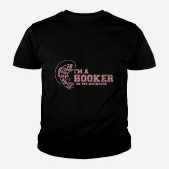 Hooker On The Weekend Youth T-shirt | Crazezy CA