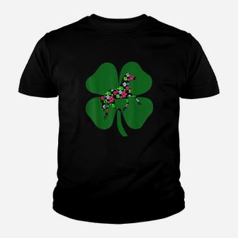Horse Shamrock Irish Equestrian St Patricks Day Youth T-shirt - Monsterry AU