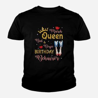 Hot Lip And Shoes March Queen Youth T-shirt | Crazezy