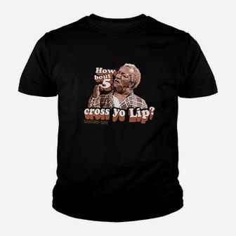How About 5 Cross Yo Lip Youth T-shirt | Crazezy CA