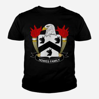 Howes Coat Of Arms - Family Crest Youth T-shirt | Crazezy DE