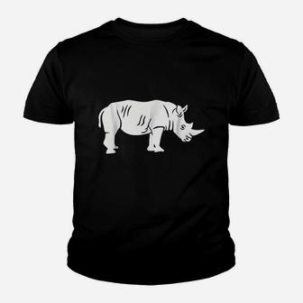 Huge Rhino Youth T-shirt | Crazezy