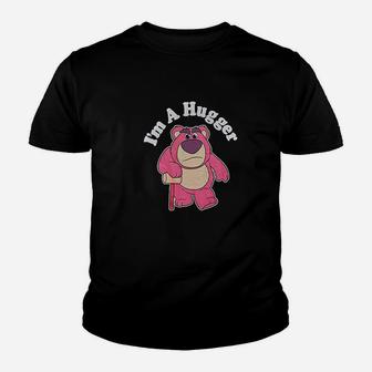 Huggin Bear Im A Hugger Graphic Youth T-shirt | Crazezy
