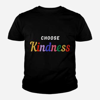 Humanity Equality Choose Kindness Teacher Youth T-shirt | Crazezy