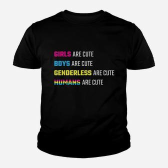 Humans Are Cute Youth T-shirt | Crazezy CA