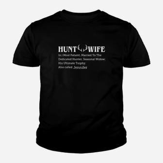 Hunt Wife Most Patient Married To The Dedicated Hunter Youth T-shirt - Monsterry CA