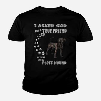 Hunting Dog Mom, Plotthund Dad Costume, Cute Plott Hound Youth T-shirt | Crazezy