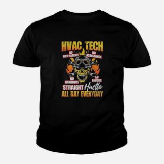 Hvac Tech Ac Technician Installer Distressed Youth T-shirt - Monsterry CA