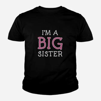 I Am A Big Sister Cute Youth T-shirt | Crazezy DE