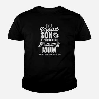 I Am A Proud Son Of A Freaking Awesome Youth T-shirt | Crazezy AU