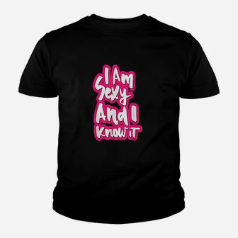 I Am Cute And I Know It Youth T-shirt | Crazezy