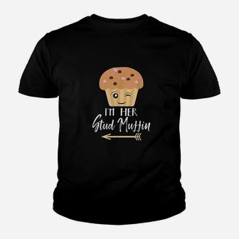 I Am Her Studmuffin Couple Relationship Goals Youth T-shirt | Crazezy DE